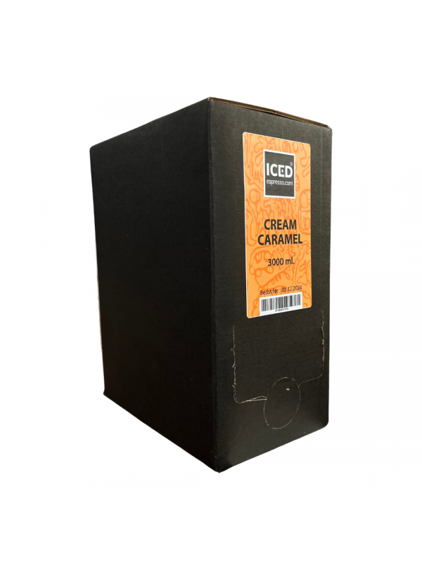 ICED Espresso Cream Caramel, Bag-In-Box, 3 Liter