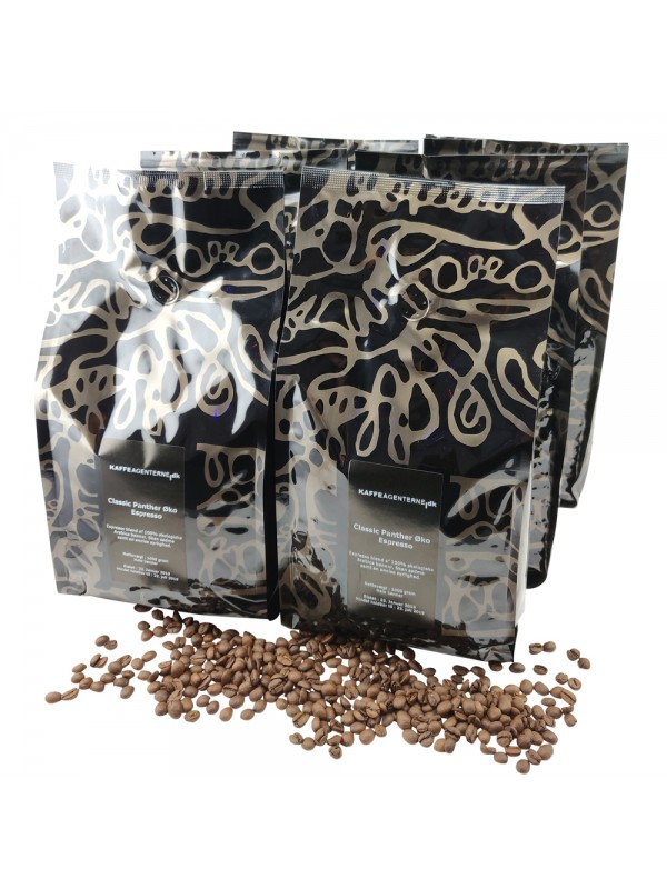 Classic Panther økologisk Espresso 24 kg, hele bønner
